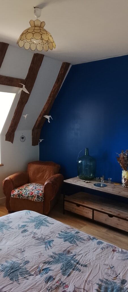 Gîte - chambre avec lit queen size